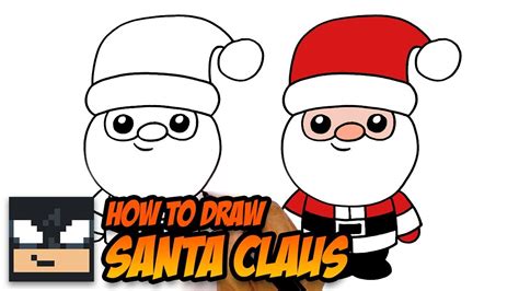 How To Draw Santa Claus | Christmas Tutorial - YouTube