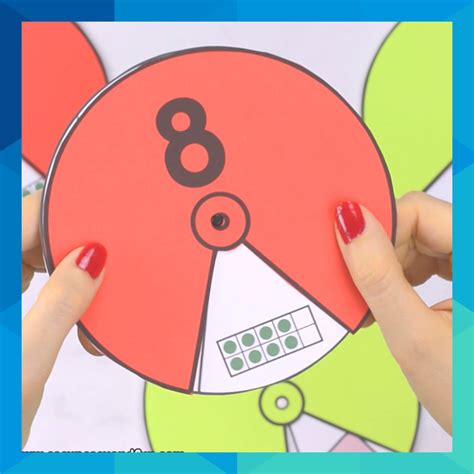 These printable number spinners with numbers from 1 to 20 are really easy to set up and fun to ...