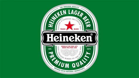 Download Green Heineken Lager Beer Logo Wallpaper | Wallpapers.com