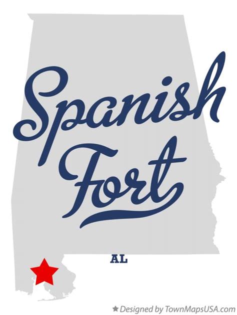 Spanish Fort Alabama Map - Winna Kamillah