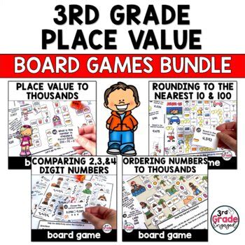 3rd Grade Place Value Games Bundle by 3rd Grade Engaged | TPT