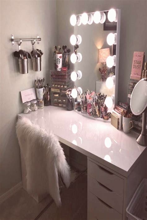 Vanity Makeup Table from Target Makeup Vanity Table Ikea Makeup Vanities with Drawer in 2020 ...