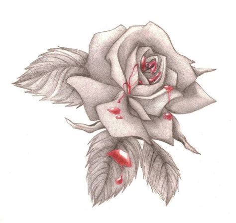 Bloody Rose Drawing at GetDrawings | Free download