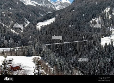 Langwieser Viaduct, Switzerland, Langwies Stock Photo - Alamy