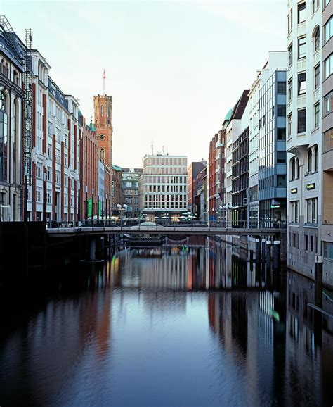 Street Scene In Downtown Hamburg Photograph by Murat Taner - Fine Art America