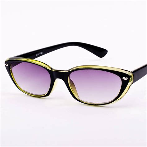 New Womens Sun Readers Cat Eye Black/Green Reading Glasses +1.520375 S82 | eBay