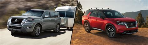 2023 Nissan Armada vs. 2023 Nissan Pathfinder | Compare Specs