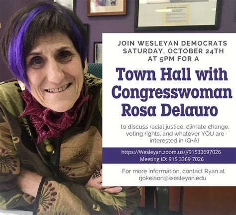 The Wesleyan Argus | Congresswoman Rosa DeLauro Discusses Climate Change, Police Reform, and ...