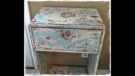 How to get a shabby distressed paint finish - YouTube