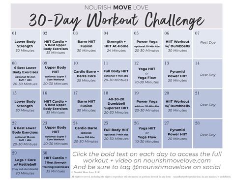 Fitness Challenges 2024 - Audra Candide