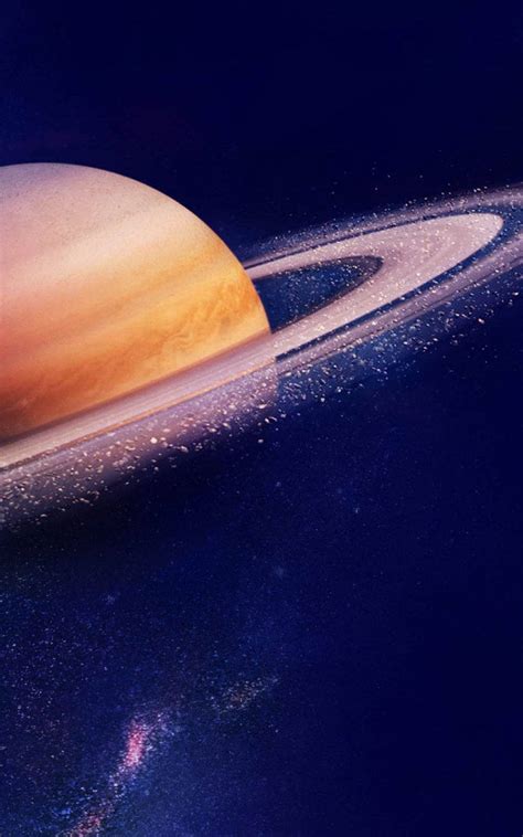 Download Planet Saturn Rings Wallpaper | Wallpapers.com