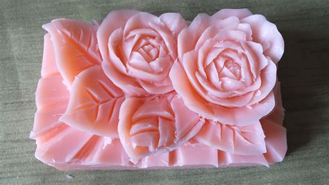 How to Make Carving Soap a rose Flowers handmade การแกะสลักผลไม้ | สบูทำเอง, การแกะสลักผลไม้, สบู่