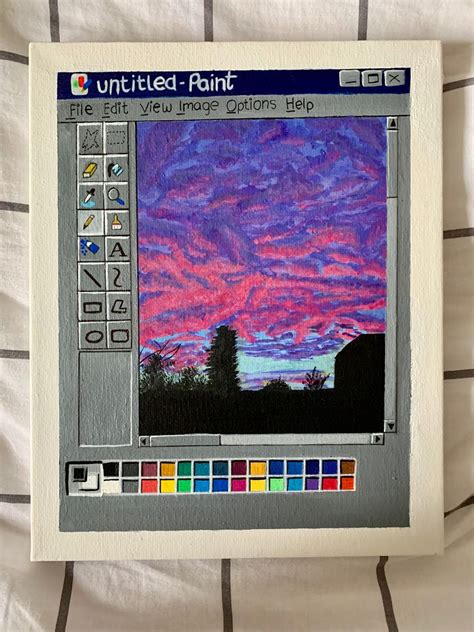 ms paint inspired painting View Image, Ms, Sunset, Inspired, Painting, Painting Art, Paintings ...