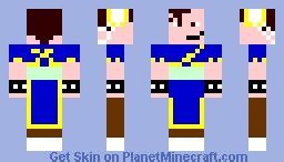 Chun li Minecraft Skin