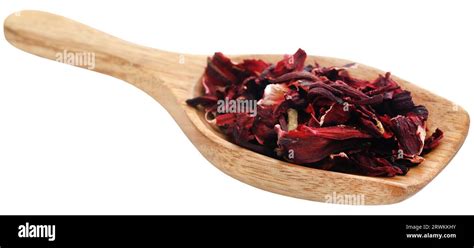 Hibiscus or Roselle tea closeup Stock Photo - Alamy