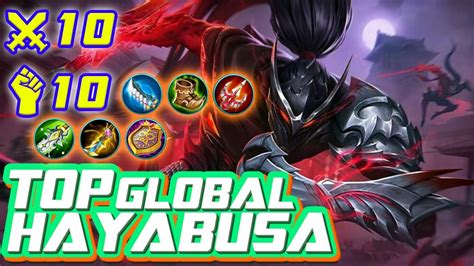 BEST Gameplay - update Build Hayabusa Top Global - Mobile Legends - YouTube