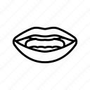 U, letter, mouth, animate, character, animation, smile icon - Download ...