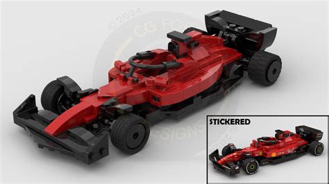 LEGO MOC F1 Ferrari F1-75 by CGForceDesigns | Rebrickable - Build with LEGO