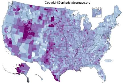 US Demographic Map | United States Demographic Map [USA]