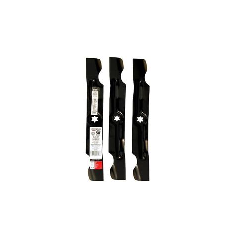 Troy-Bilt 3-Pack 50-in Bagging Riding Mower/Tractors Mower Blades in ...