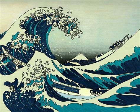 Japanese Wave Wallpaper - WallpaperSafari