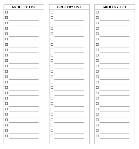 Grocery List Spreadsheet throughout 28 Free Printable Grocery List ...