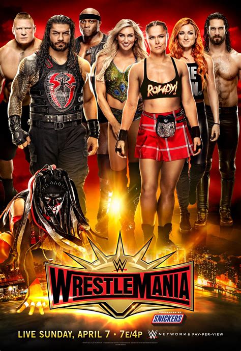 WWE WrestleMania 35 Poster 2019 by Sethjutt HD by sethjutt on DeviantArt