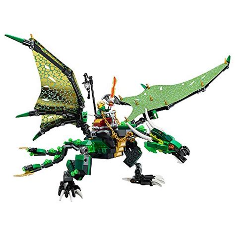 Lego Ninjago 70593 The Green NRG Dragon Building Kit, (567-Pieces) - ToyMamaShop