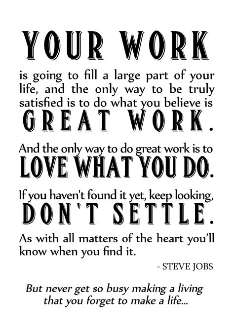 Quotes About Work Steve Jobs. QuotesGram