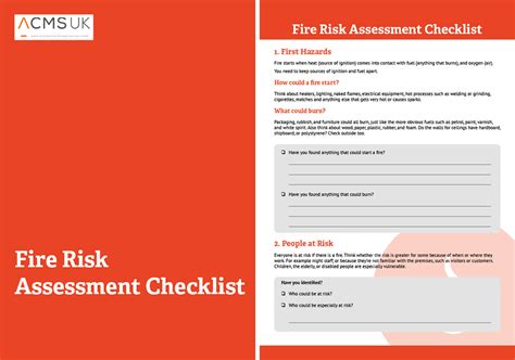 Fire Risk Assessment Checklist