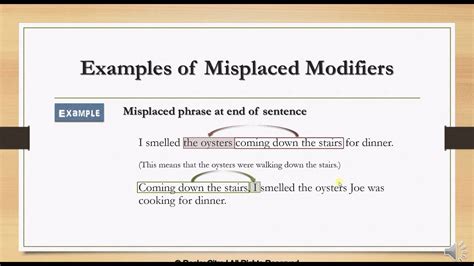 Misplaced Modifiers - YouTube