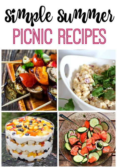 Simple Summer Picnic Recipes - Redhead Can Decorate