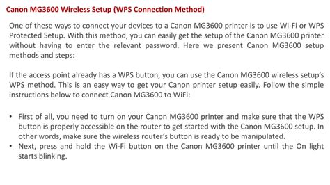 PPT - How to Setup Canon MG3600 Wireless Printer PowerPoint Presentation - ID:11025800