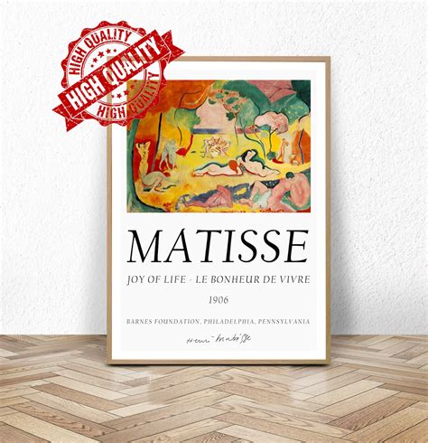 The Joy of Life / Le Bonheur de Vivre / by Henri Matisse / | Etsy