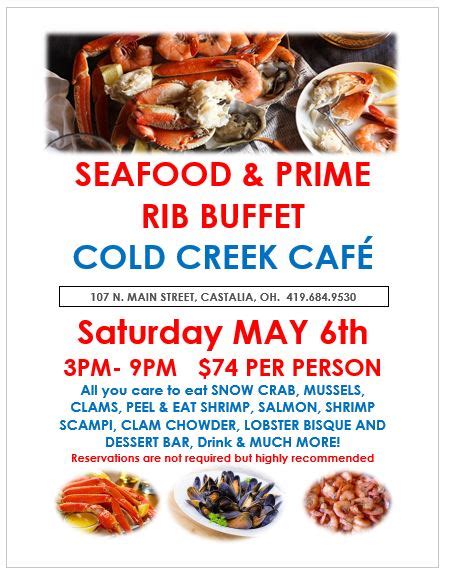 All You Can Eat Seafood and Prime Rib Buffet