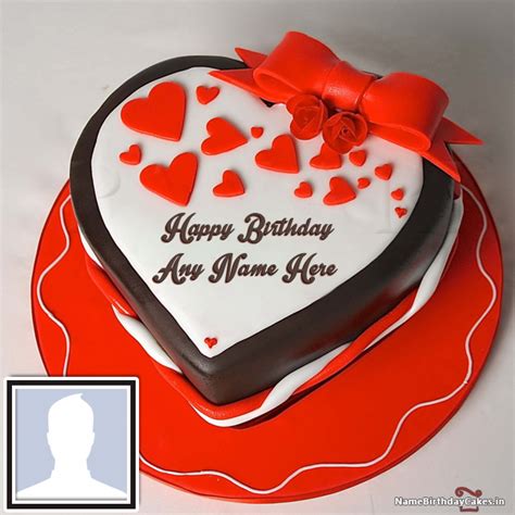 Romantic Birthday Cake For Boyfriend With Name | Birthday cake for ...