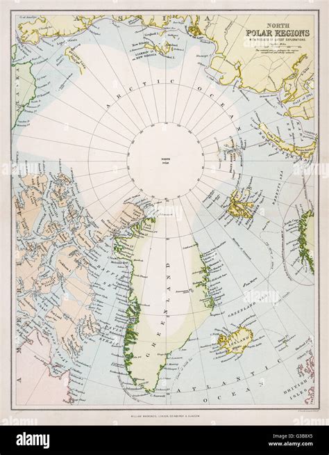 Arctic circle map hi-res stock photography and images - Alamy