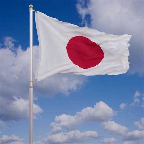 Premium Photo | Flag of japan