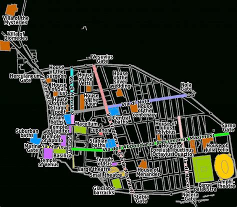 File:pompeii Map-En.svg - Wikimedia Commons - Printable Map Of Pompeii ...