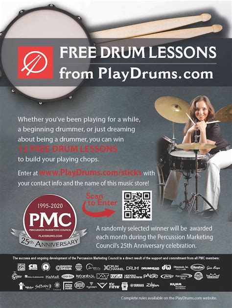 Want Free Drum Lessons?