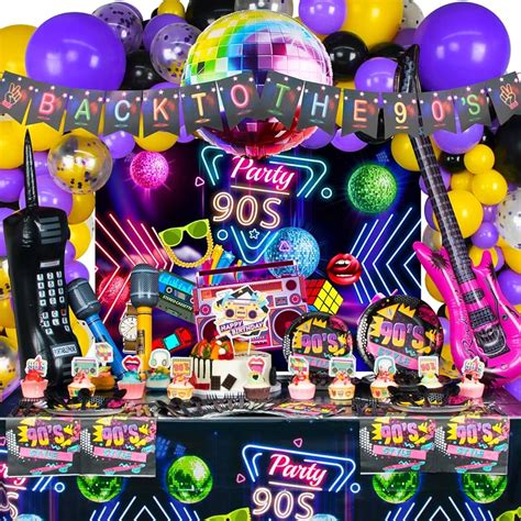 Turn back time with these 90s theme party decorations - Get inspired here