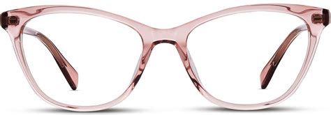 Edie Eyeglasses in Dusty Rose Crystal for Women | Classic Specs