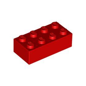 2x4 LEGO® Brick (Red)