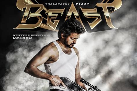 Vijay's 65th Film Titled Beast, Poster Released on Birthday Eve