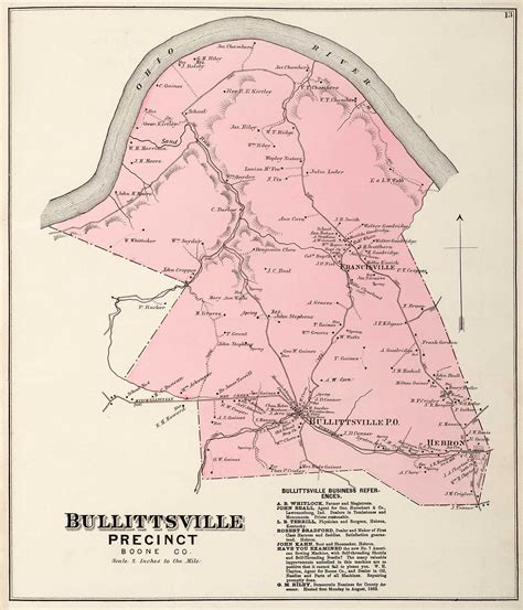 1883 Boone County, Ky Maps