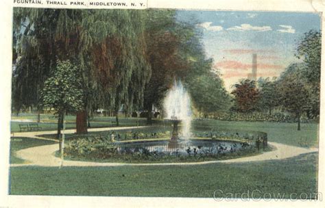 Fountain , Thrall Park Middletown, NY