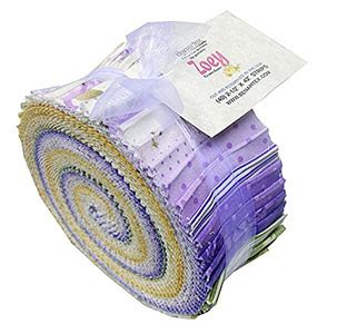 Lavender Yellow Green Jelly Roll Fabric For Sewing • The Quilting Rose