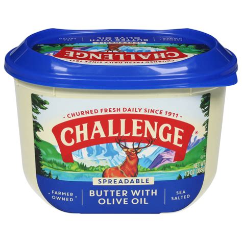 Save on Challenge Butter Spreadable Sea Salted Butter with Olive Oil Order Online Delivery ...