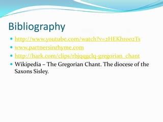 Gregorian chant | PPT | Free Download