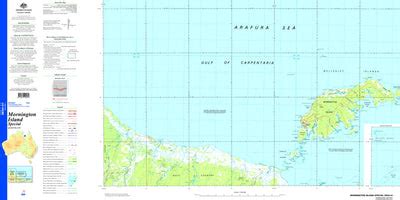 Mornington Island Special SE54 - 01 Map by Geoscience Australia | Avenza Maps